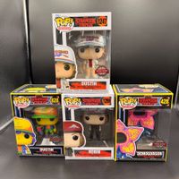 Funko Pop! Stranger Things 4er Set Dustin Robin Demogorgon