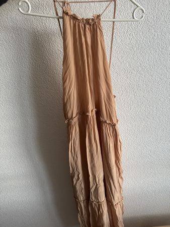 Zara Sommerkleid, XS, Beige, Neckholder – leicht & luftig!