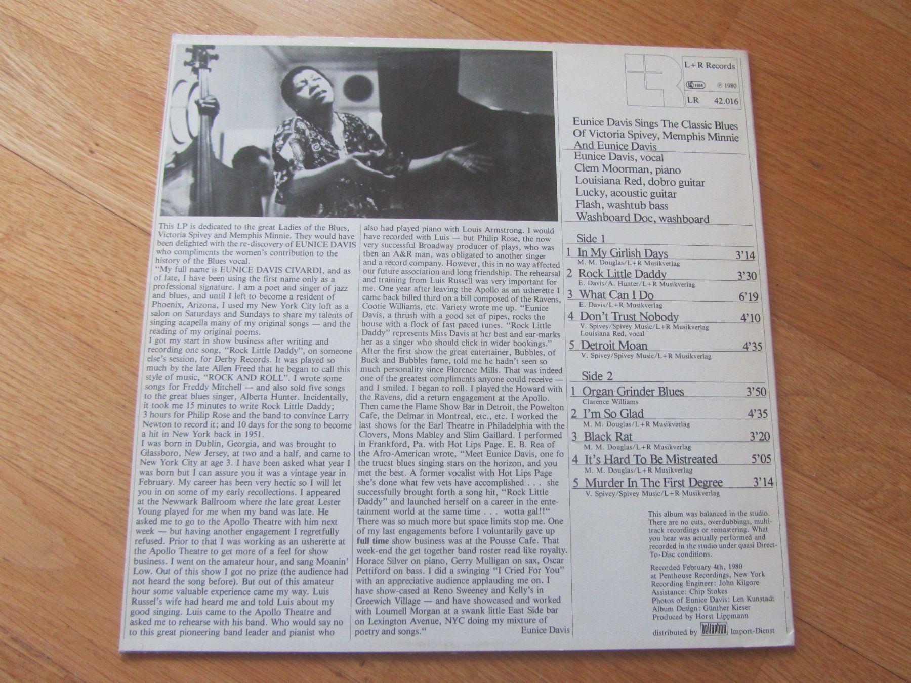 Schallplatten: Eunice Davis:   Sings The Classic Blues LP – Gebraucht aus Seengen von mikelele 3