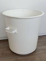 Tonne / Eimer / Kübel, weiss, 75 Liter, HDPE, 2 Stk.