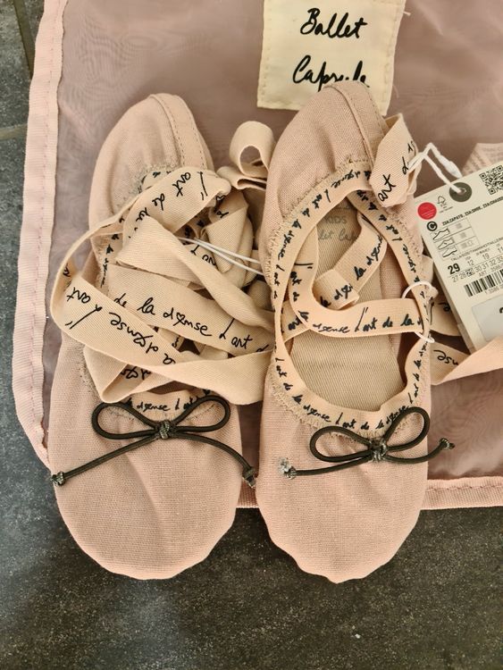 Playshoes Mädchen Ballerina - Ballet-Schuhe Mit Ledersohle Für Gymnastik