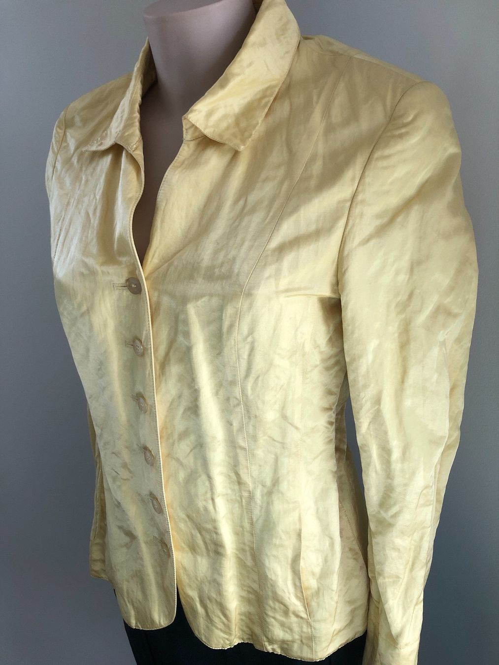 Giacche: Toller Blazer von Hauber Gr.36 gelb – Usato da Chur venduto da Renibe 1