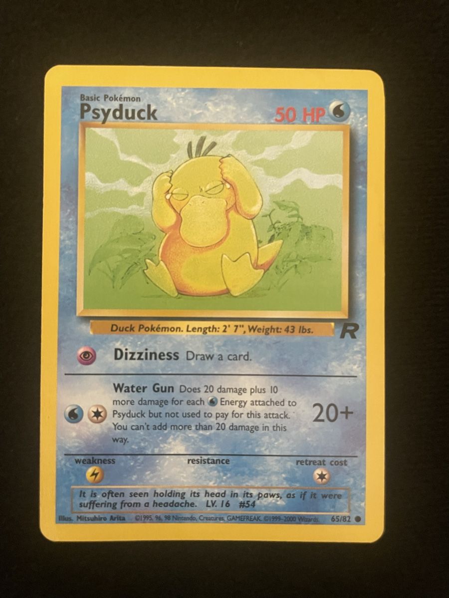 Pokémon Sammelbilder & Trading cards: Psyduck - Team Rocket – Gebraucht aus Lugano von HaunterMan83