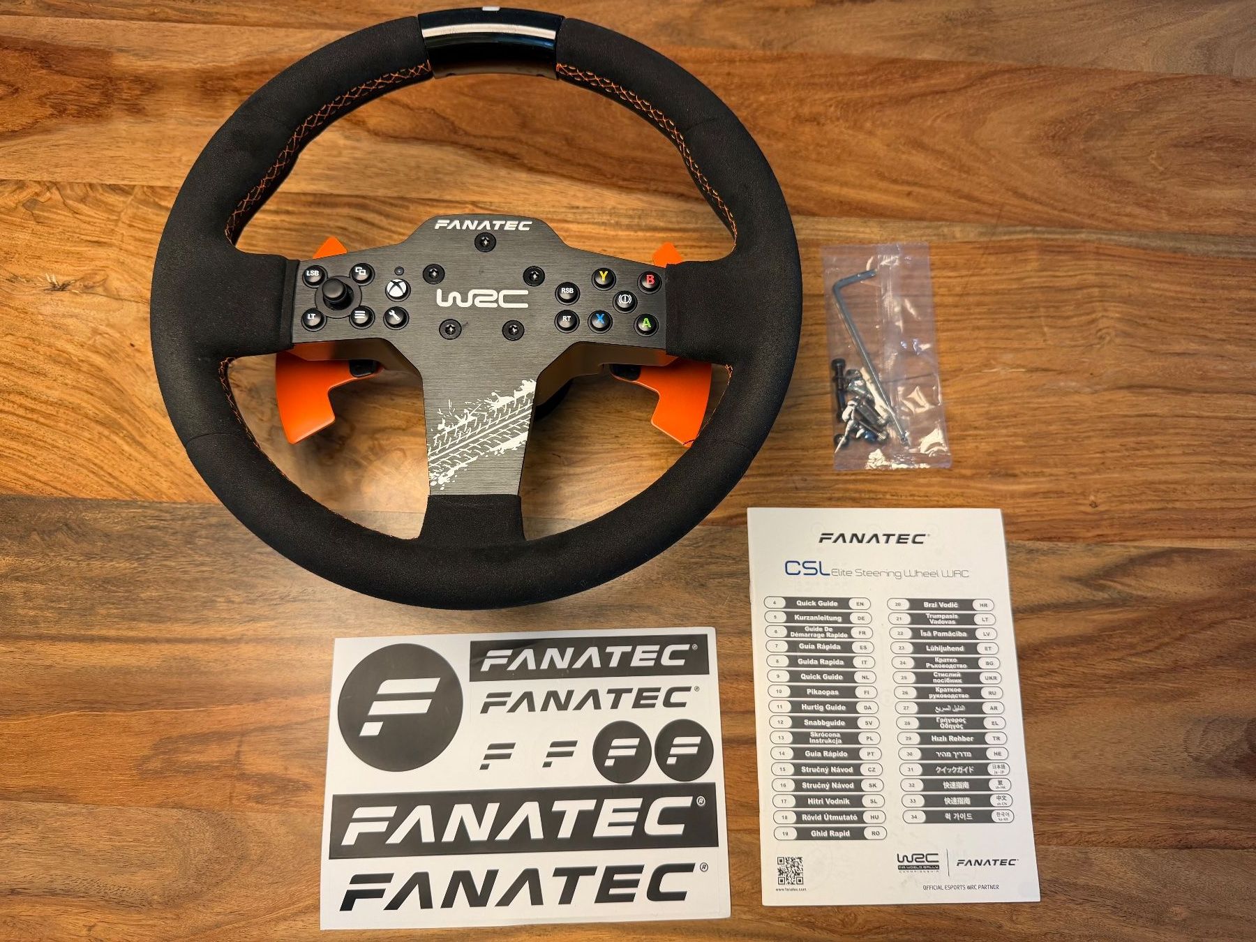 Fanatec Controller: CSL Elite Steering Wheel WRC + QR1 Quick release Adapter – Usato da Birmensdorf ZH venduto da simapf