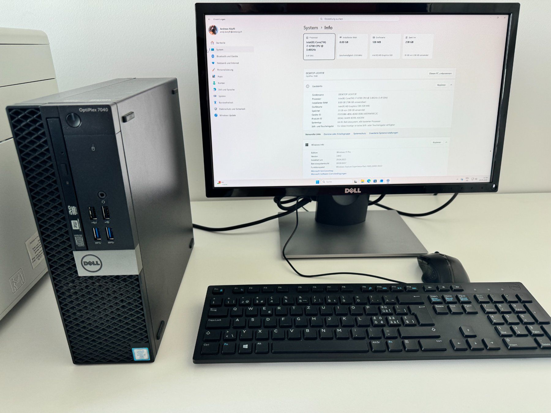 Dell PC: Dell i7-6700 CPU-3.4 GHz - Komplett-System – Usato da Zug venduto da Andykoe