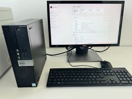 Dell i7-6700 CPU-3.4 GHz - Komplett-System