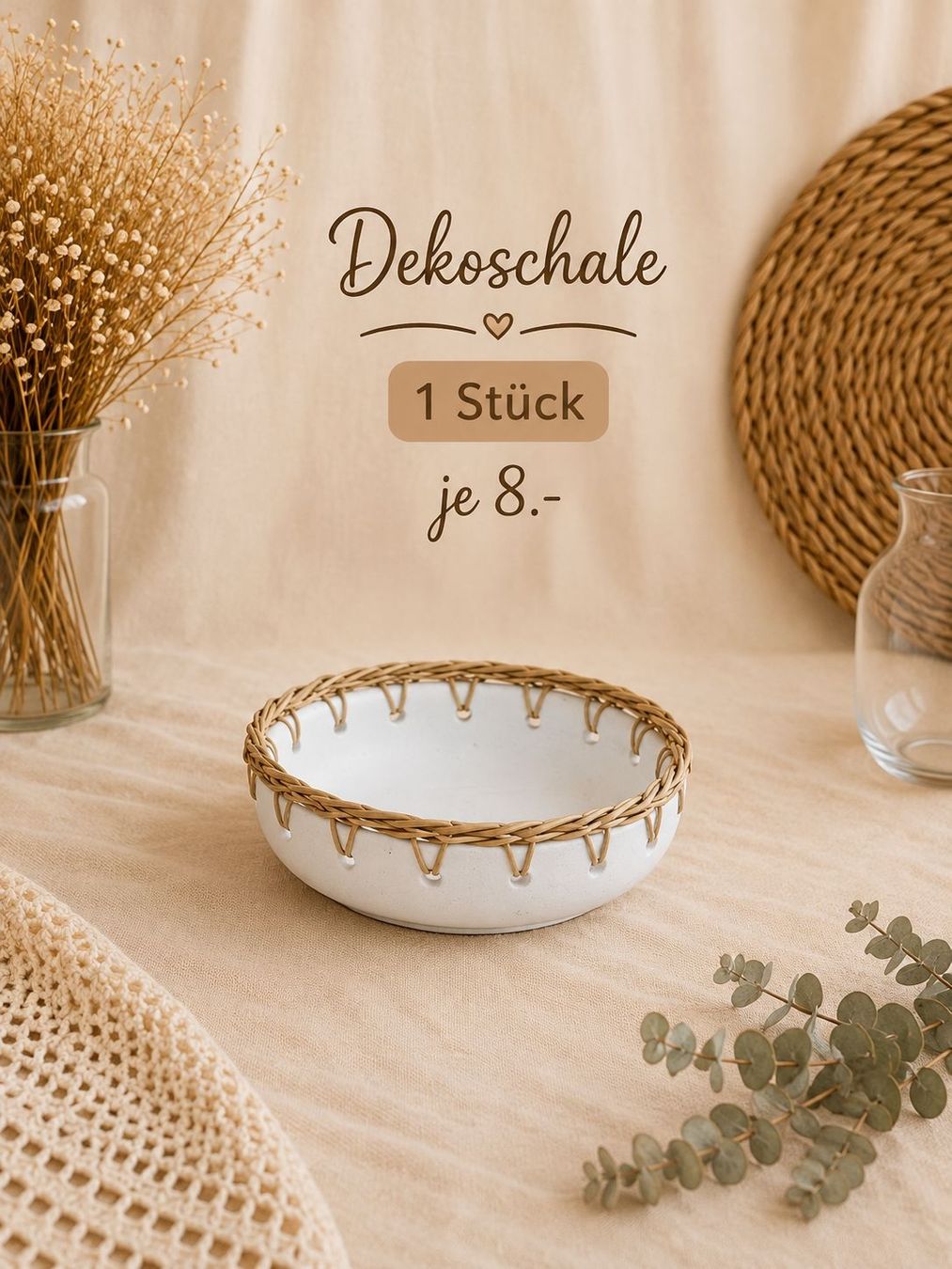Tutte le decorazioni: Dekoschale Keramik Weide neu 1 Stk – Nuovo (secondo la descrizione) da Matzingen venduto da FashionLady2