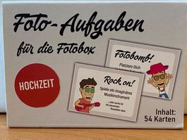 Fotobox Spiel für die Fotobox - Hochzeit, Geburtstag, Cool