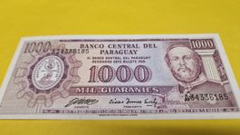 Paraguay 1000 Guarani Geldschein, Banknote, Selten!