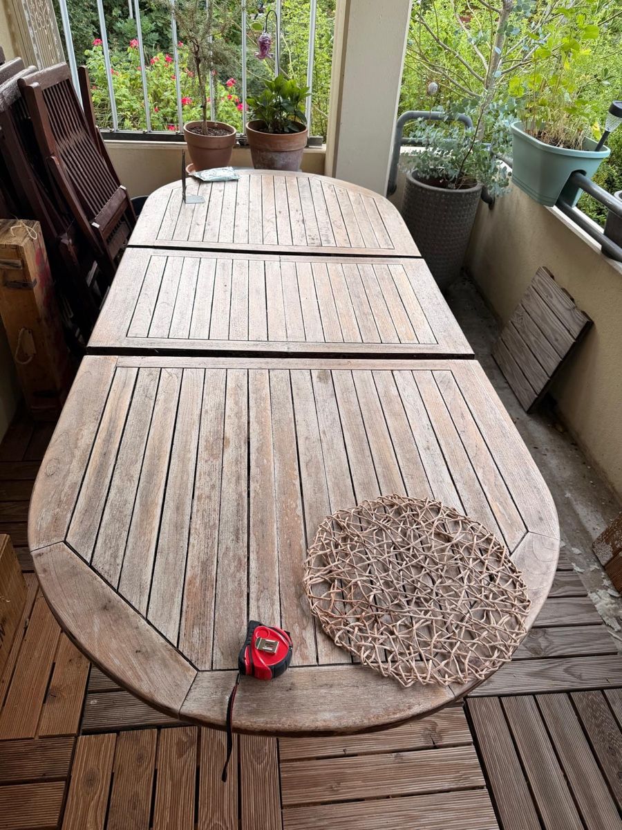 Tavoli: Gartentisch Veit Braun Teak ausziehbar – Usato da Zürich venduto da car_68nt