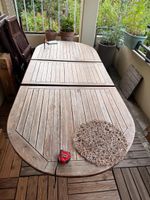 Gartentisch Veit Braun Teak ausziehbar 