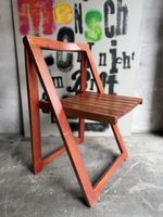 Aldo Jacober Klappstuhl Trieste für Bazzani Vintage 60s 