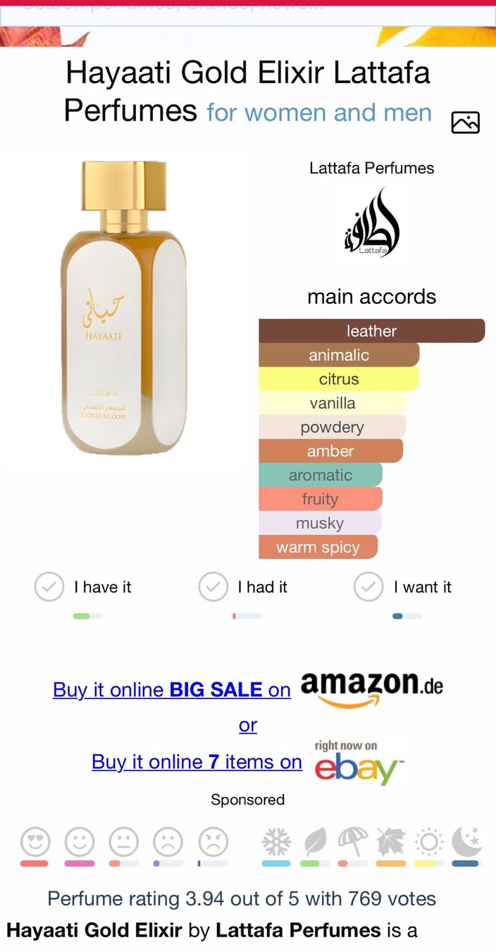 Lattafa Parfum & Eau de Toilette: Lattafa Hayaati Gold Elixir EDP 5ML(Armani Code Profumo Dupe – Gebraucht aus Zürich von deruja 2