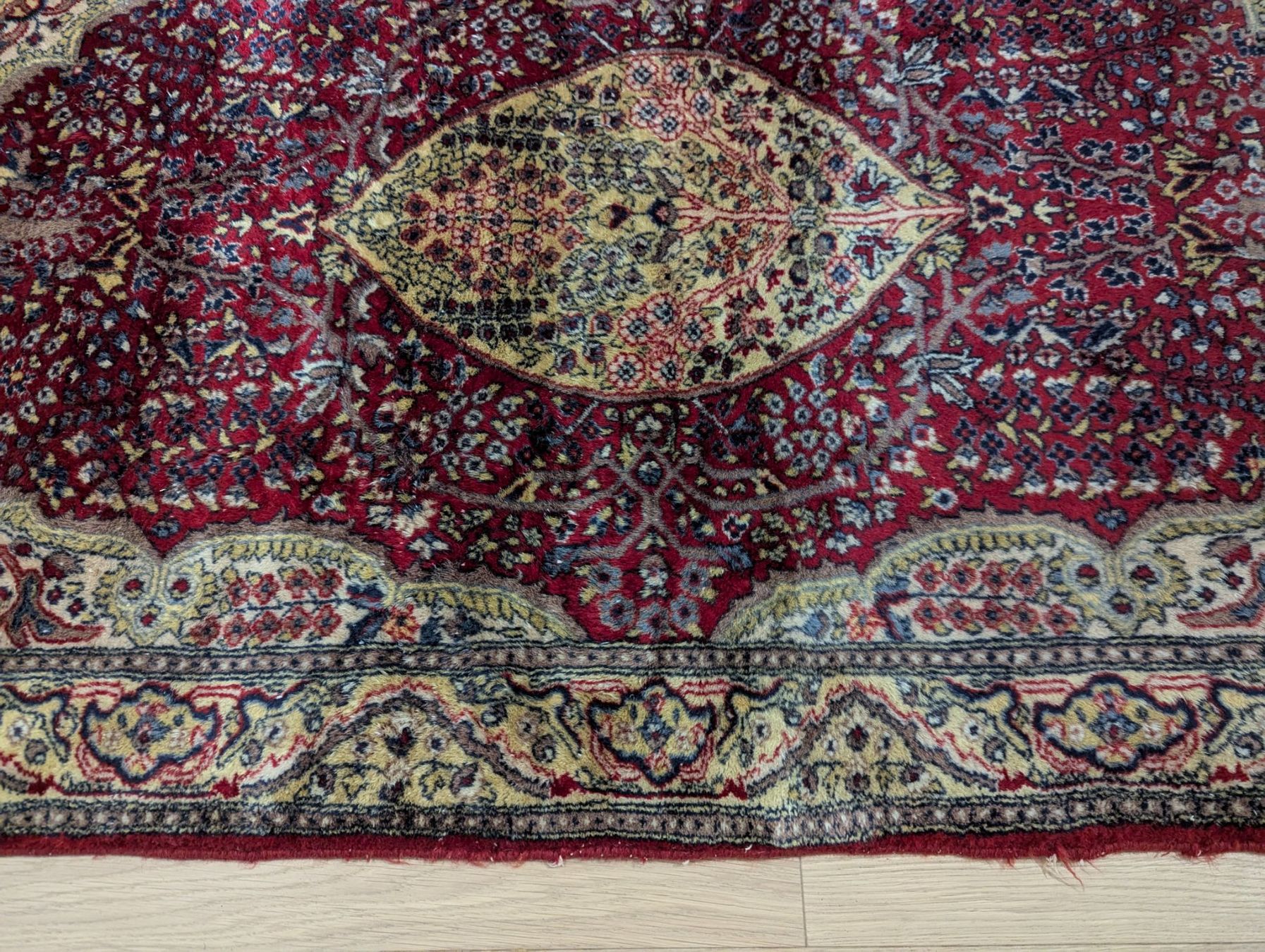 Tappeti: Schöner Kaschmir Ghom Orientteppich ca.1980 – Usato da Affoltern am Albis venduto da Stamm0 6
