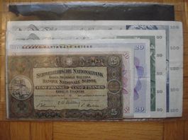 SCHWEIZER BANKNOTENSATZ