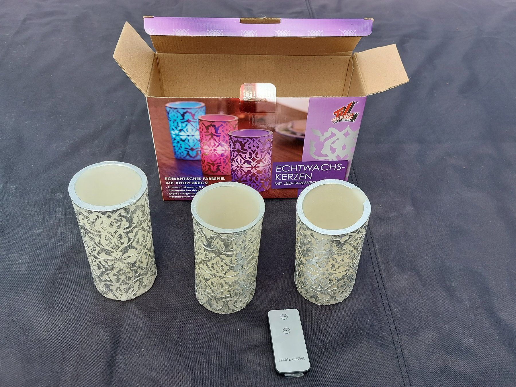 Kerzen: Echtwachskerzen mit LED – Gebraucht aus Ottikon von nag-champa77
