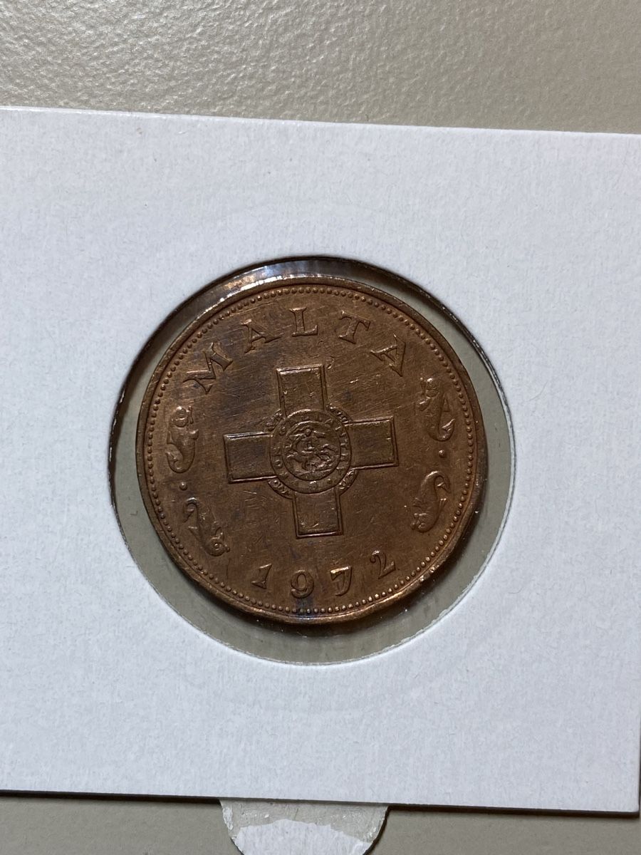 Tutti le monete: Malte - 1 cent - 1972 – Usato da Payerne venduto da Mike1682 1