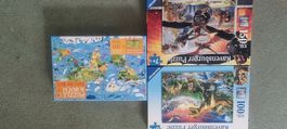 3 Puzzle zusammen