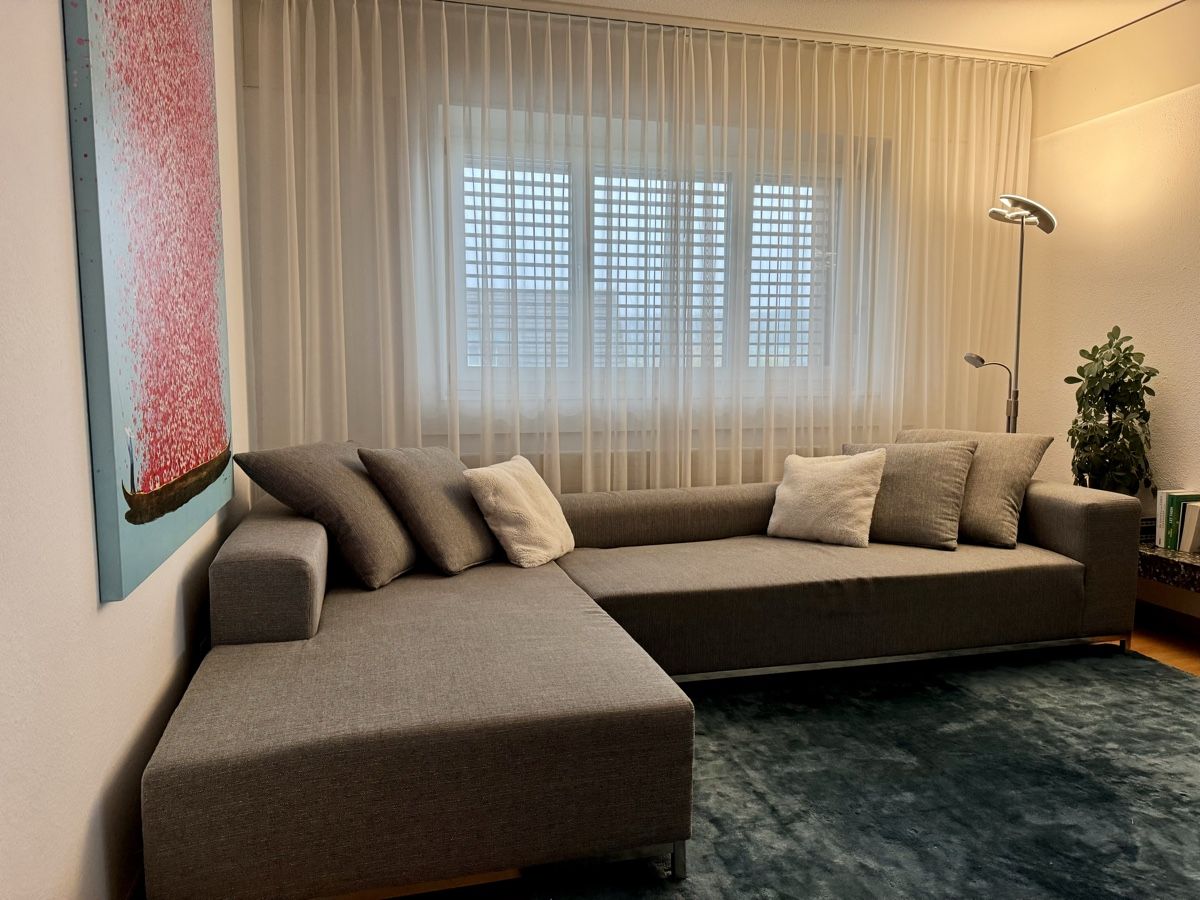 Micasa Divani: Ecksofa in Grau mit Récamiere – Usato da Greifensee venduto da regards123 1