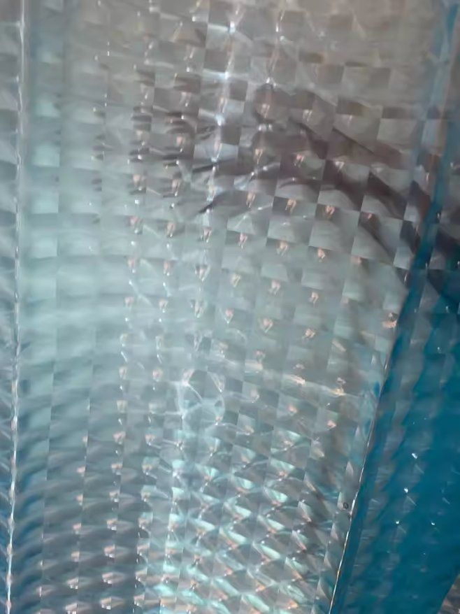 Vorhänge: Transparenter Duschvorhang Blau 3D Effekt 180cm – Neu und originalverpackt aus Bremblens von ANIMALIONIS 1