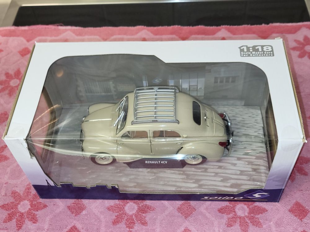 Modellauto Renault 4CV Dachkorb 1956 Solido Scala Model 118 Kaufen