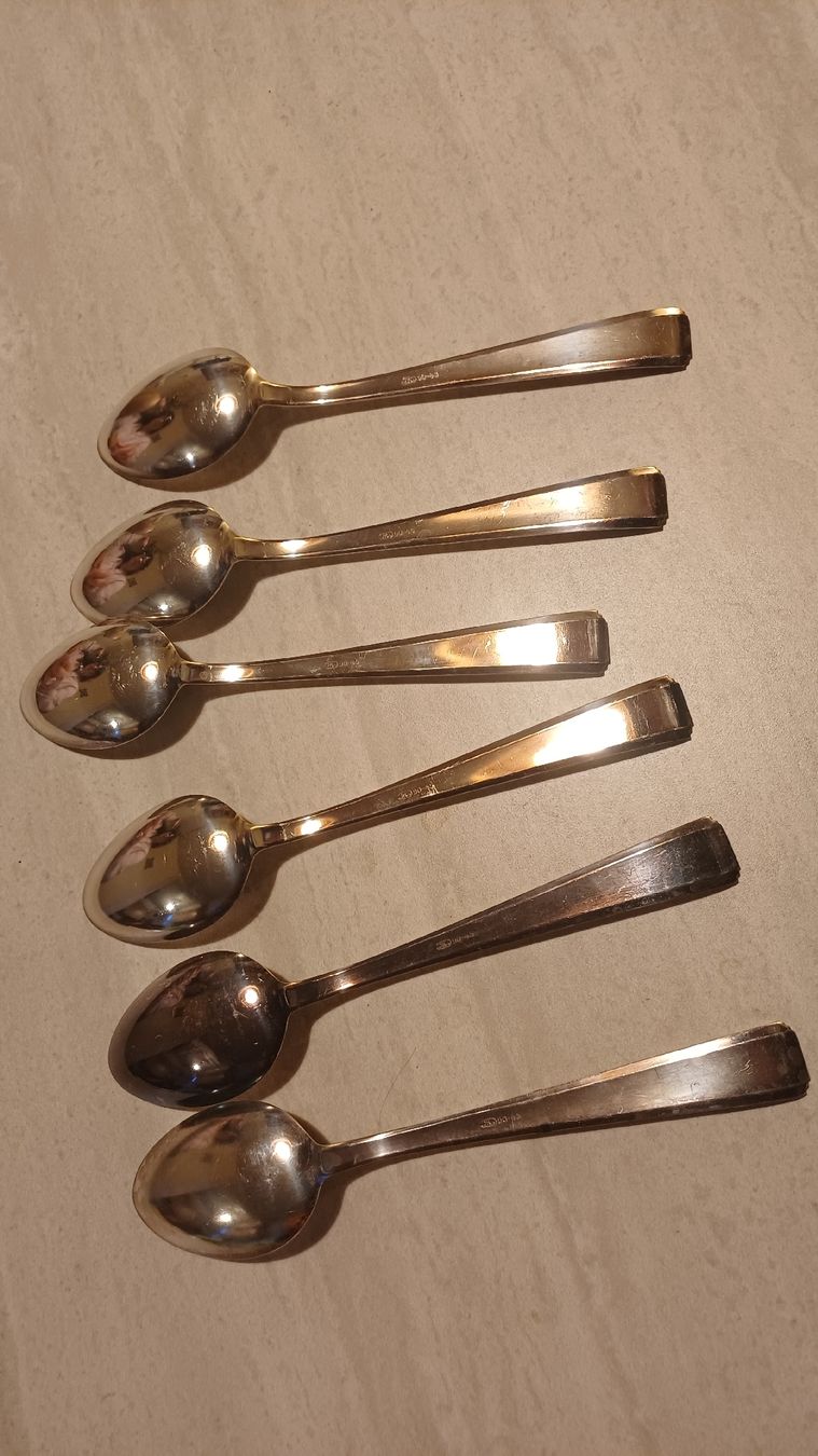 Löffel: 6  Suppenlöffel  versilbert  – Gebraucht aus Flawil von Naphtali 3