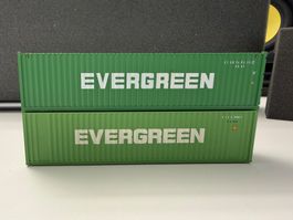 2x 40Ft. Container Evergreen / HO