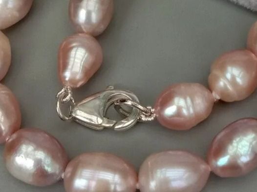 Catenine: Lua Lila Perlen Kette Echt 1.2cm Collier Perle Halskette – Nuovo (secondo la descrizione) da Prilly venduto da ilyria73 5