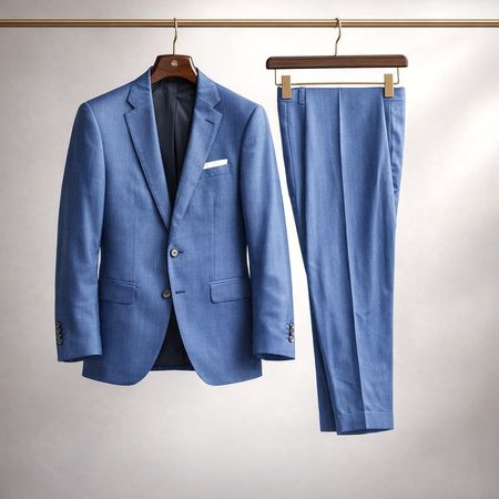 Superbe costume Hugo Boss, 100% laine vierge taille 48 !