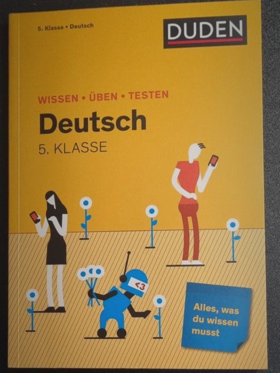 Übungsbuch - Deutsch 5. Klasse - Wissen Üben Testen (Duden) (Neu