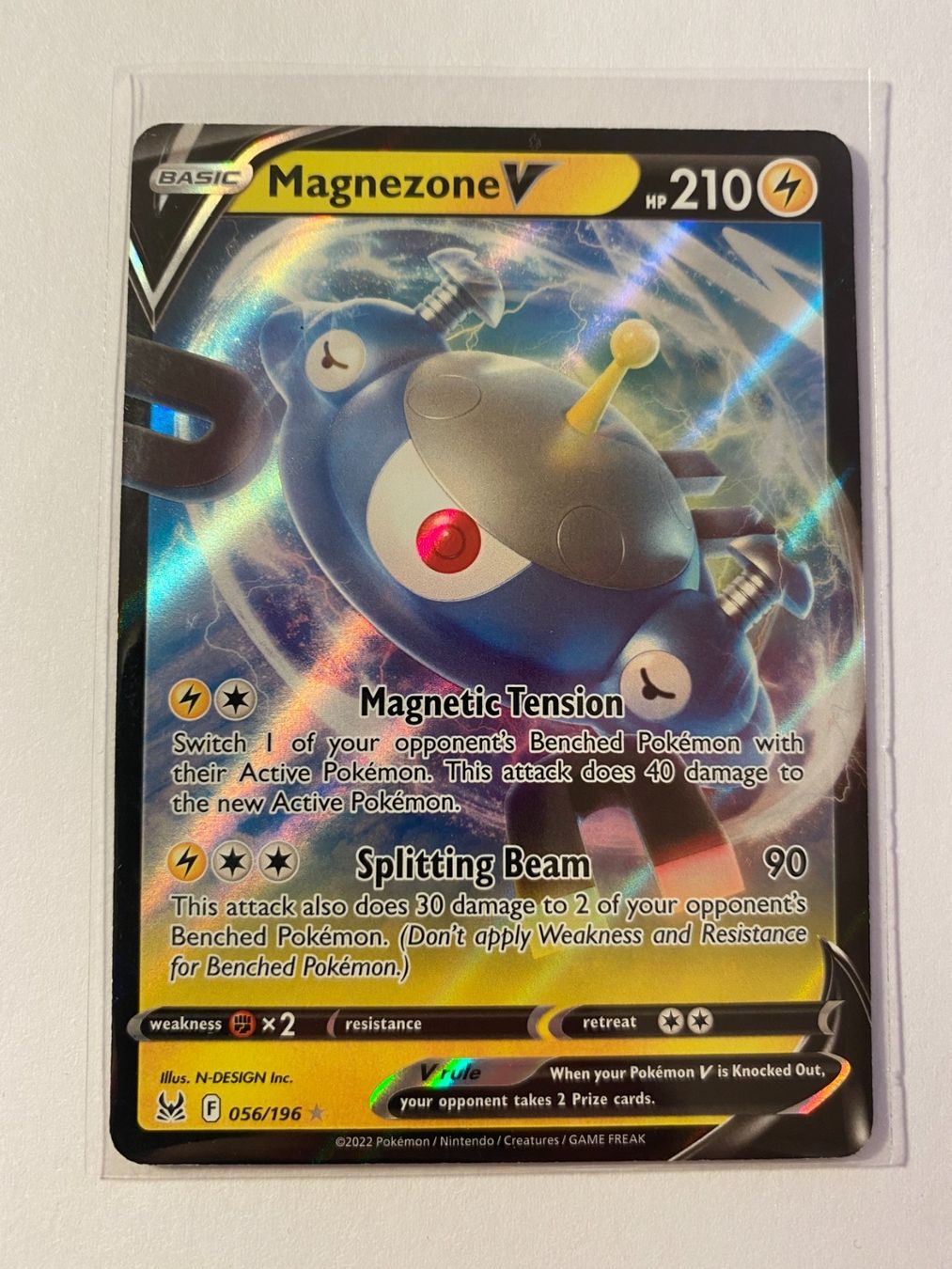 Pokémon Sammelbilder & Trading cards: Pokemon Magnezone V 056/196 Lost Origin EN – Neu (gemäss Beschreibung) aus Weingarten-Kalthäusern von McGmavlo