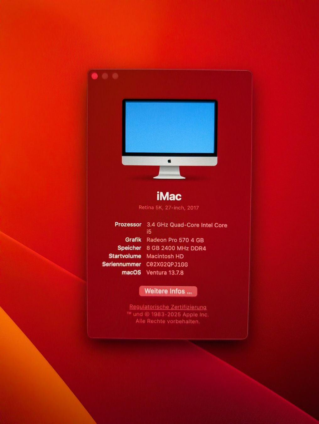 Apple PC: iMac 27" Retina 5K (2017) – Usato da Gümligen venduto da yasko_s1907 2
