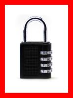 Zahlenschloss Vorhängeschloss Keller Lock Nummern Schwarz