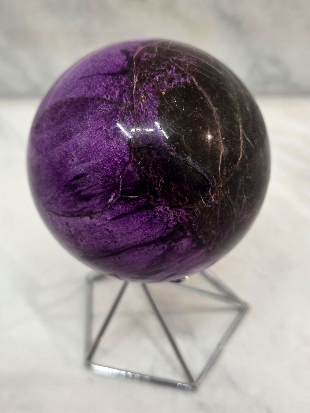 Minerali & Pietre curative: Stichtit Kugel A 61mm 262g – Nuovo e nell'imballaggio originale da Matzingen venduto da Shay_Crystalz 1