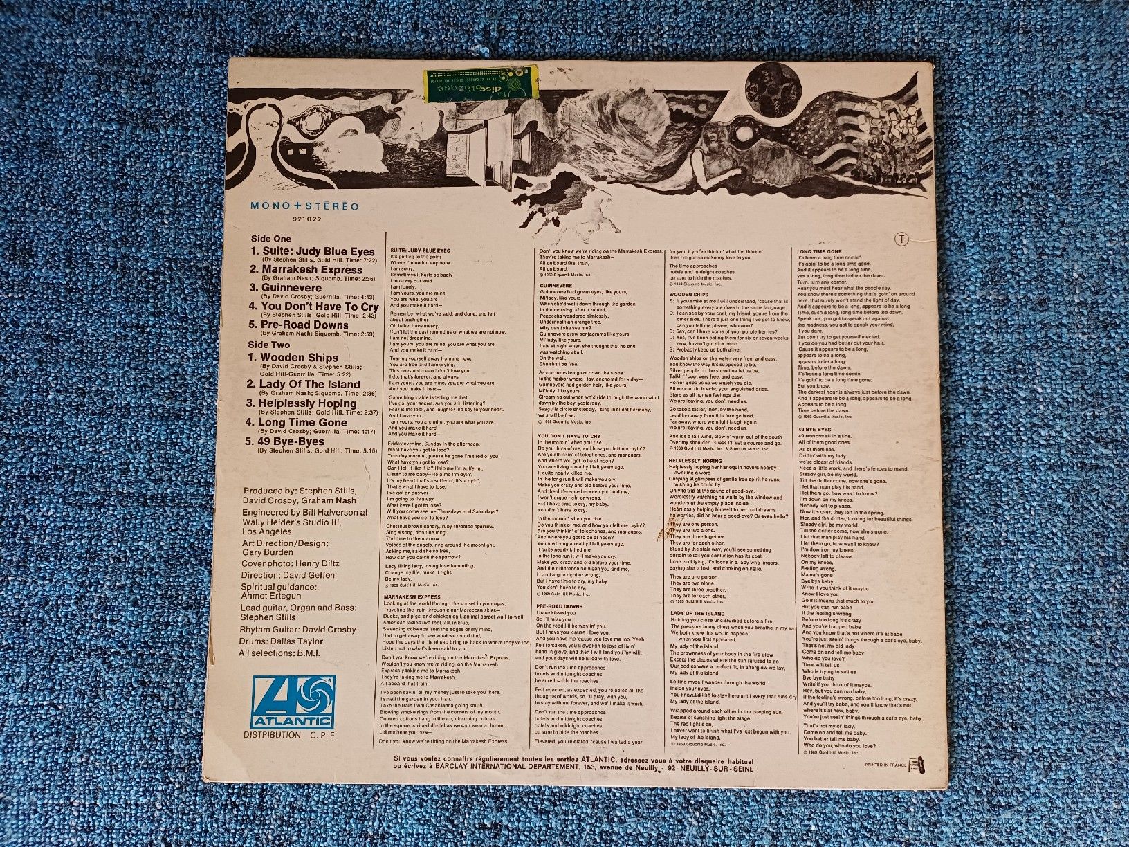 Dischi in vinile: Crosby, Stills & Nash LP – Usato da Begnins venduto da Drastic-Sound 2
