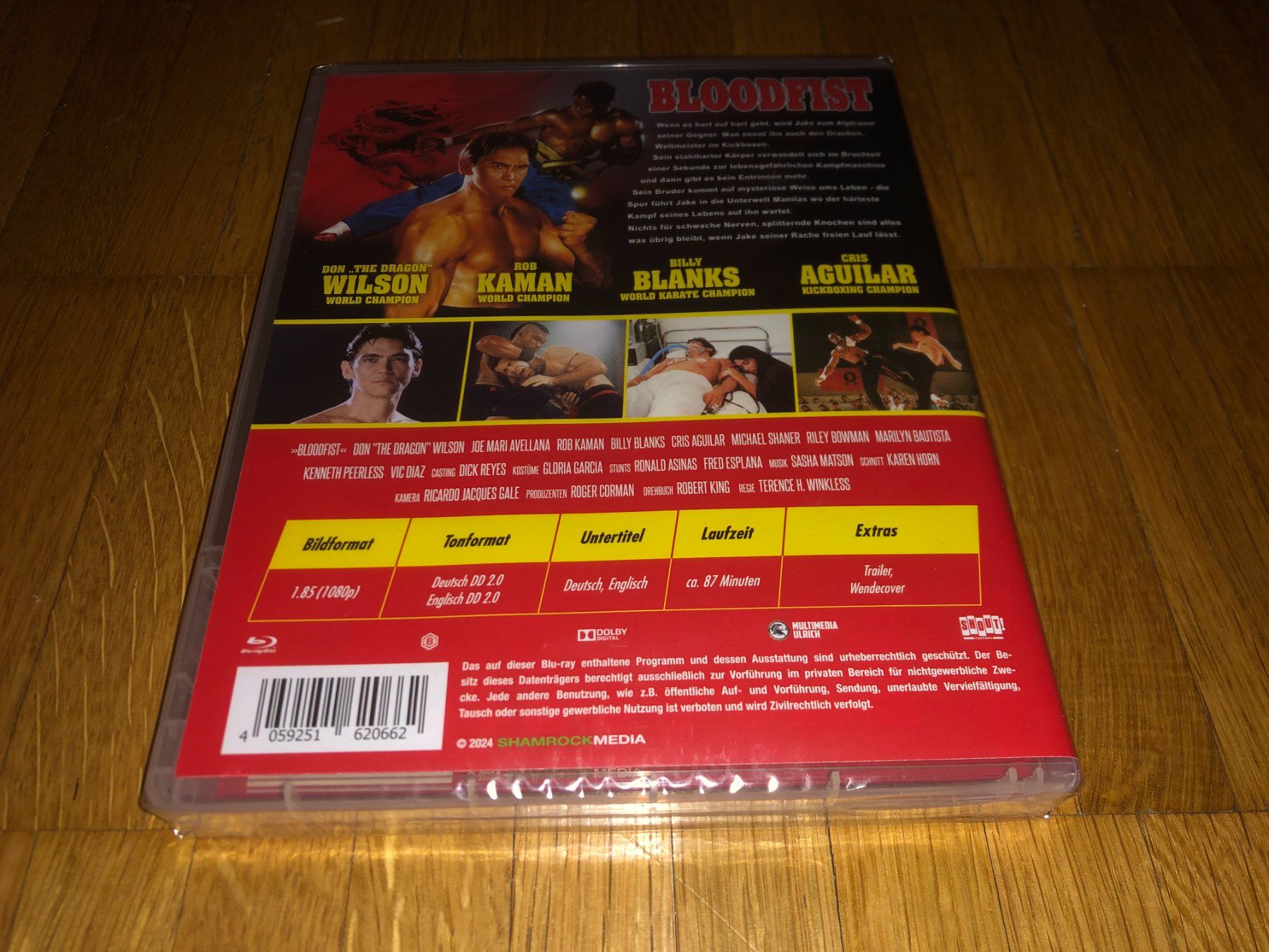 Tutti i DVDs: Bloodfist - BLU-RAY - UNCUT – Nuovo e nell'imballaggio originale da Basel venduto da havsok 1