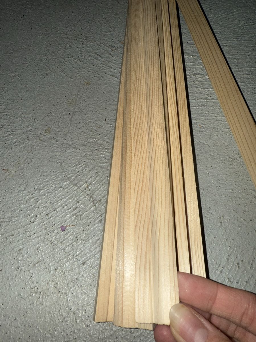 Articoli in legno: 8x Scheuerleiste holz 7x23mm 1m – Nuovo e nell'imballaggio originale da Mörschwil venduto da Seegurke18