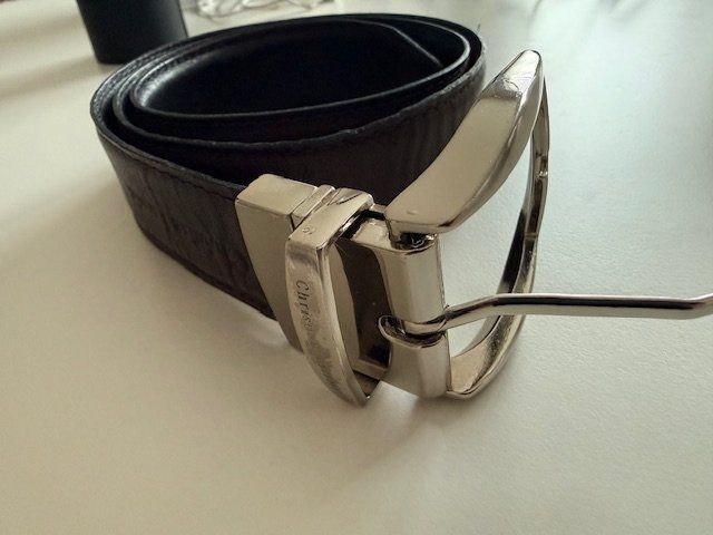 Pierre Cardin Cinture: Gürtel  - Schwarz & Dunkel Braun Farbe - Reversible – Usato da Nuerensdorf venduto da ghi_b7xs