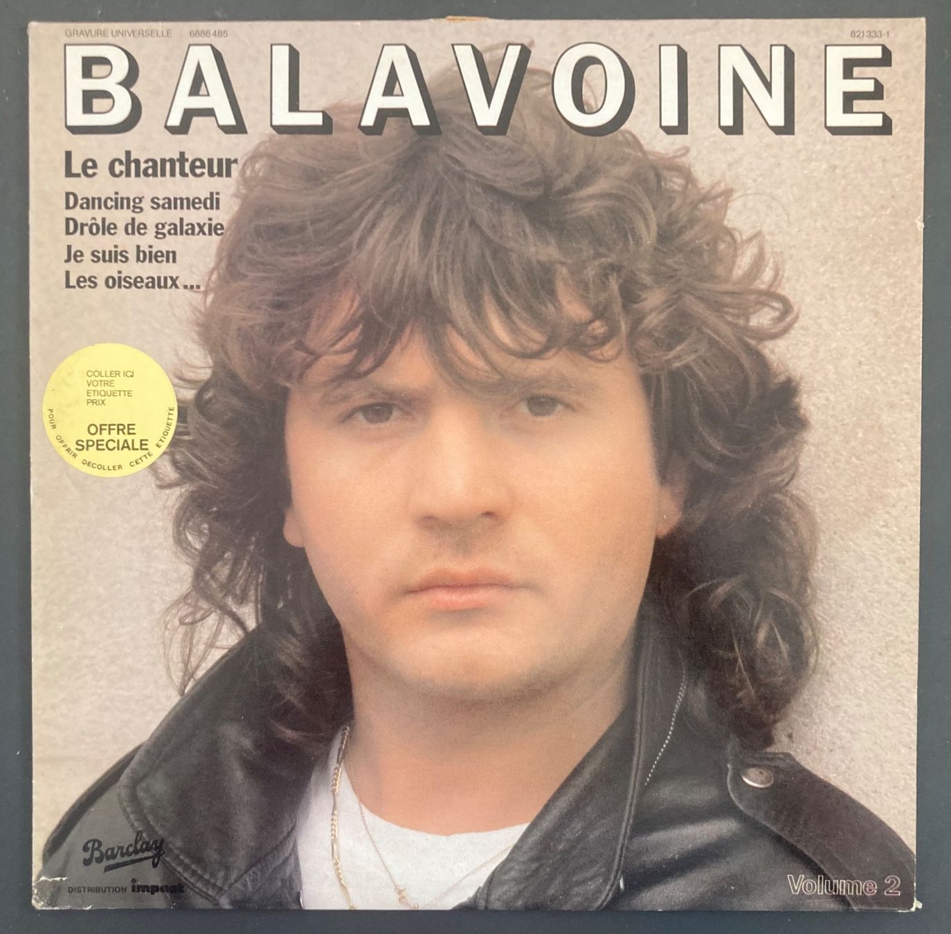 Schallplatten: DANIEL BALAVOINE - BALAVOINE VOLUME 2 – Gebraucht aus Poliez-Pittet von Newtown-Records