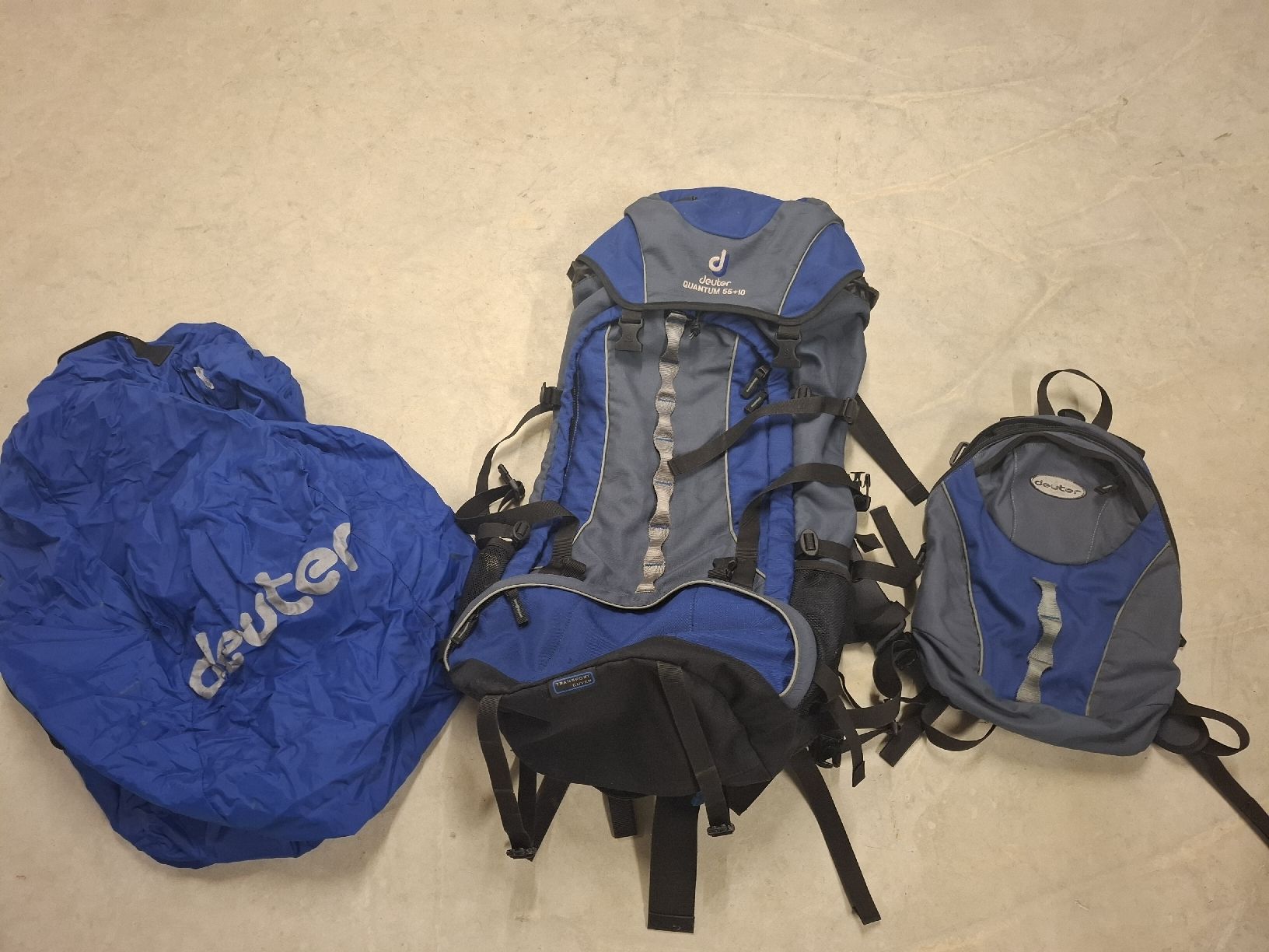 Deuter Zaini: Deuter Quantum 55+10 Rucksack blau  – Usato da Rüegsauschachen venduto da NelliB 3