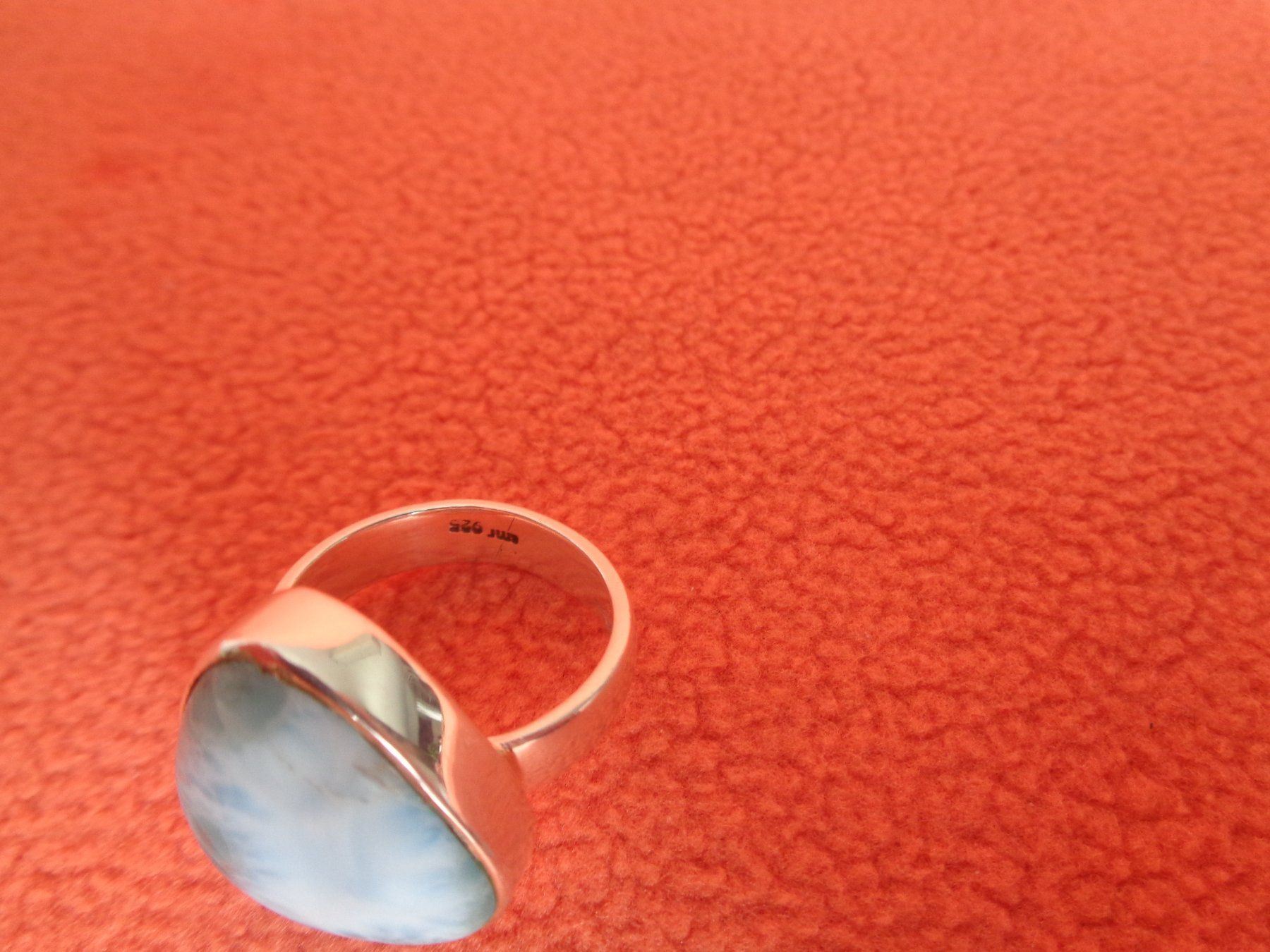 Anelli: Silberring mit Larimar - Sterling Silber 925 Grösse 51 – Nuovo (secondo la descrizione) da Chur venduto da omonia 6