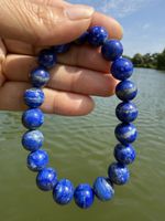 Lapiz Lazuli Stretch Armband -10mm Perlen