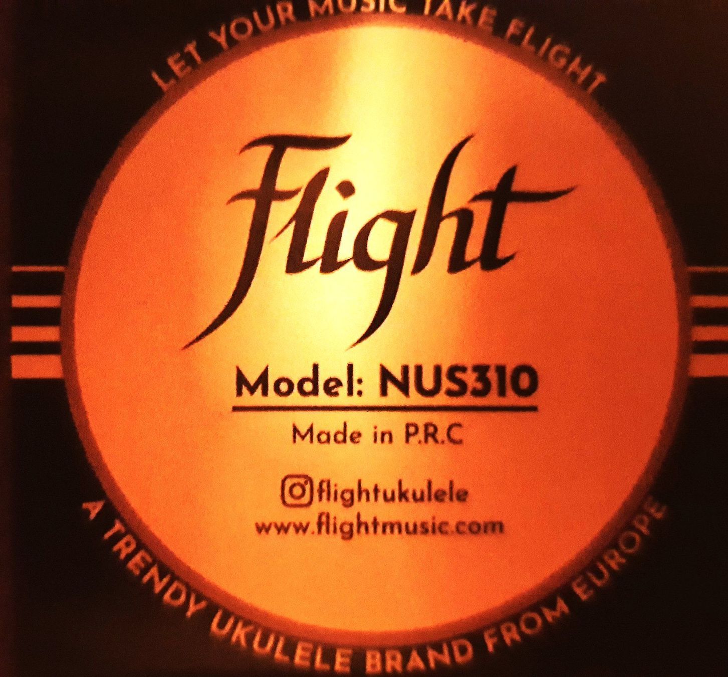 Strumenti musicali: Sopran-Ukulele FLIGHT  mit Etui NEUHEIT – Nuovo (secondo la descrizione) da Wöschnau venduto da Musikhaus-Luethy5012 9