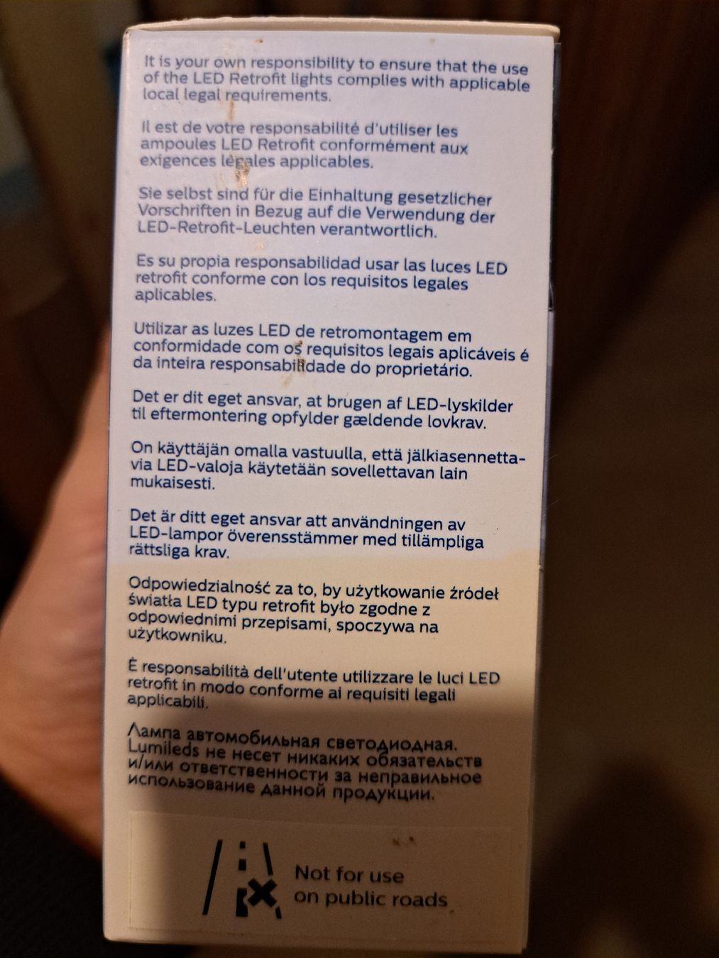 Philips Lampade: Led 12v 24v H7 Philips Neue – Nuovo e nell'imballaggio originale da Emmenbrücke venduto da Qalku.live.it 3