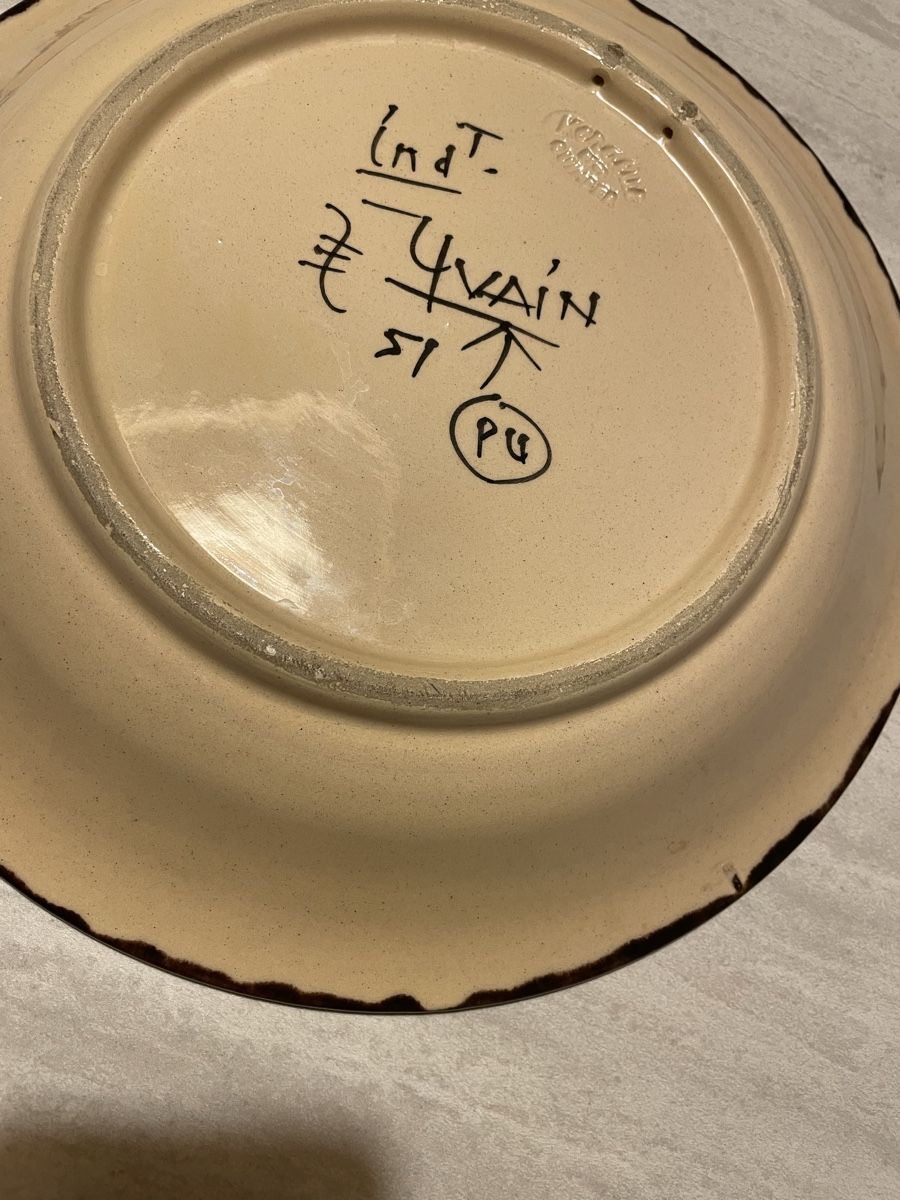 Assiettes: Schöner Steingut Teller von Yvain – D'occasion à Flawil par Naphtali 3