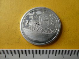 versilberte Medaille Zürich 1991, 700 Jahre Eidgenossenschaf