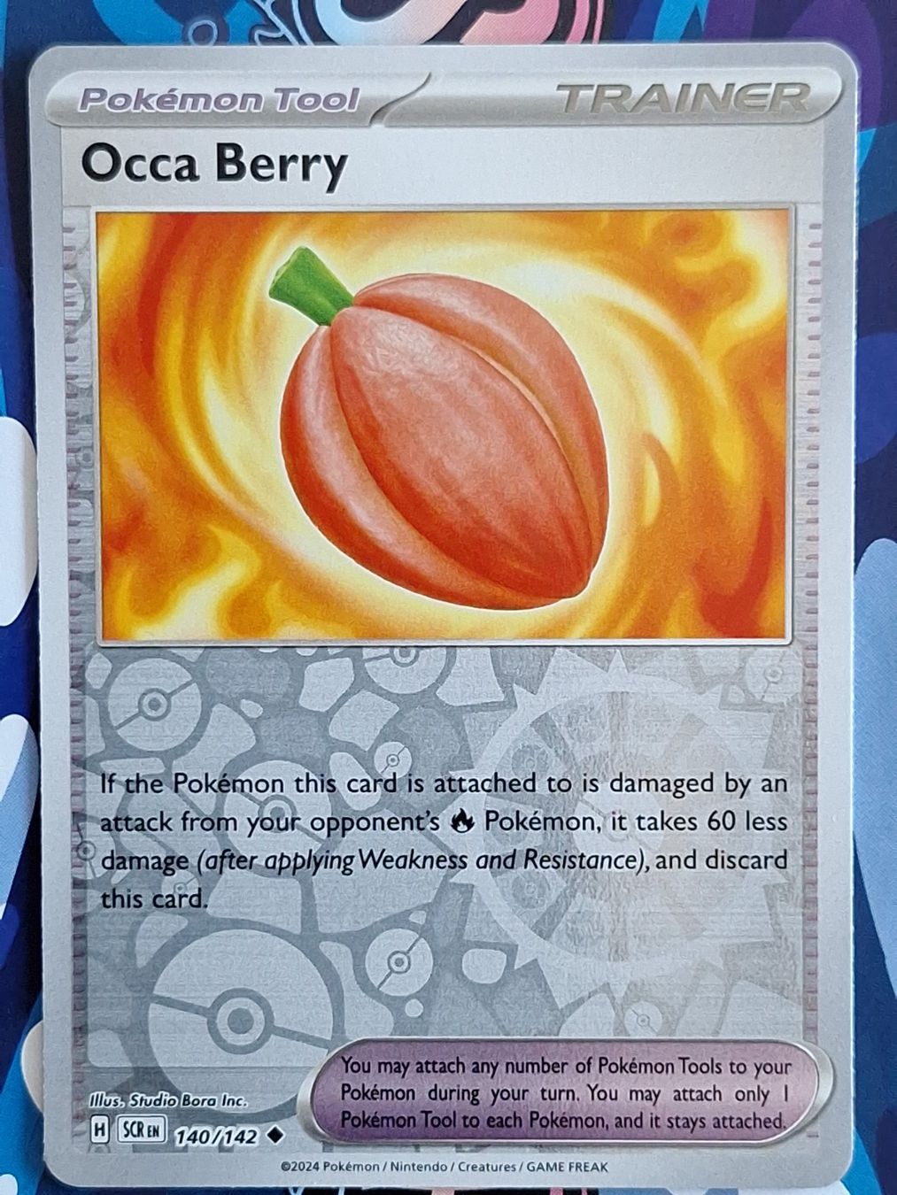 Pokémon Carte collezionabili: Occa Berry - Reverse Holo Pokemon Stellar Crown - #7.3 – Usato da Altstätten SG venduto da GGsGameshop