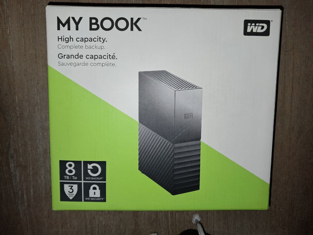 Western Digital Dischi rigidi: WD My Book 8TB Externe Festplatte – Usato da Eschlikon TG venduto da Rare_Ware