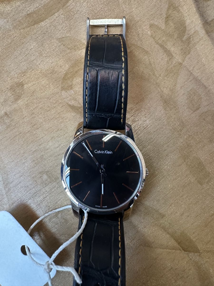 Calvin Klein Uhren: Montre Calvin Klein, cuir noir – Gebraucht aus Villars-sur-Glâne von mer_wgr8 2