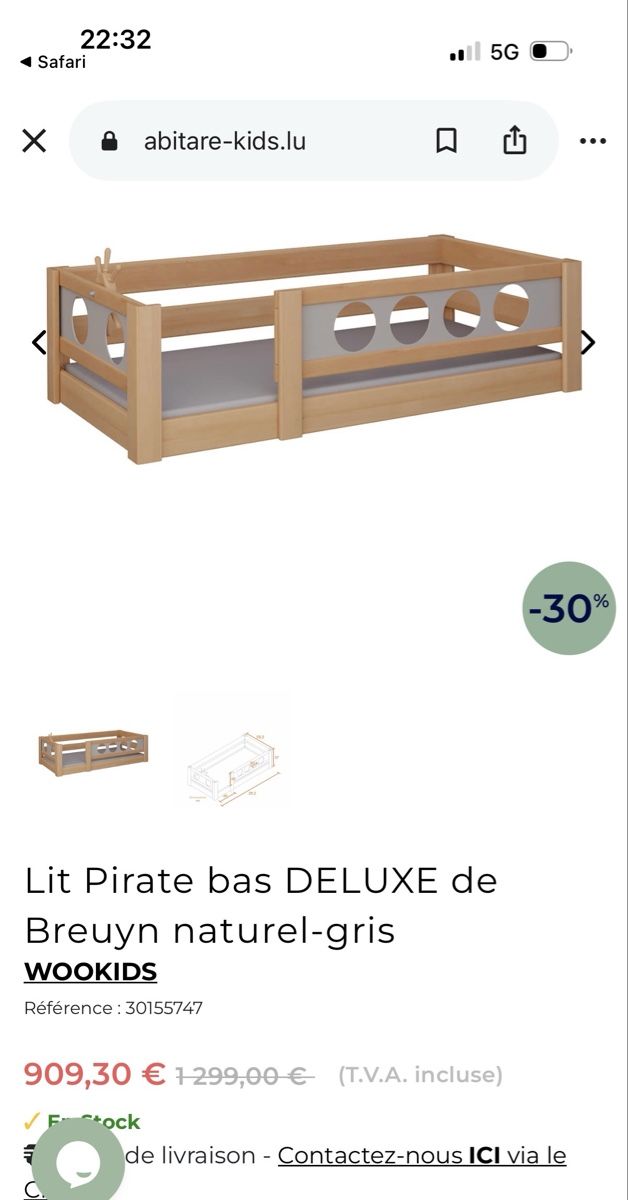 Betten: Lit Pirate bas DELUXE de Breuyn – Gebraucht aus Morges von may_2zmw 2